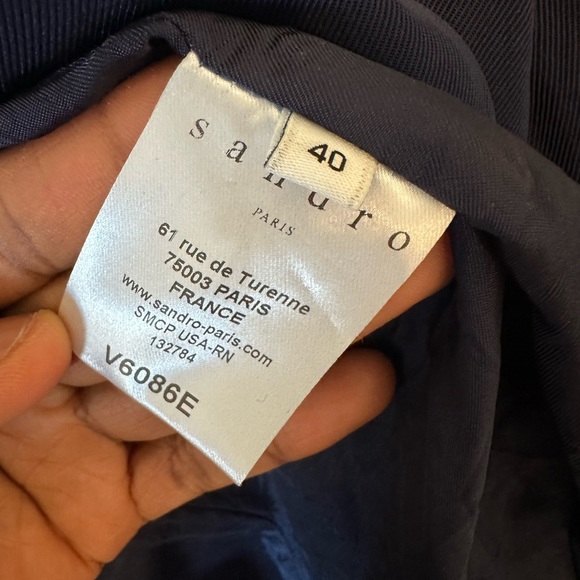 Sandro Paris Women's Double Breasted Blazer - Picture 7 of 8